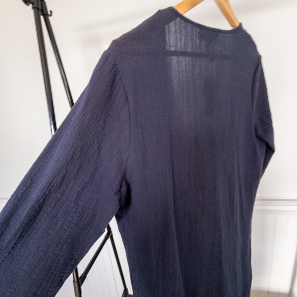 Pasha Navy Summer Tunic NWT Size M  B005 - Picture 3 of 9